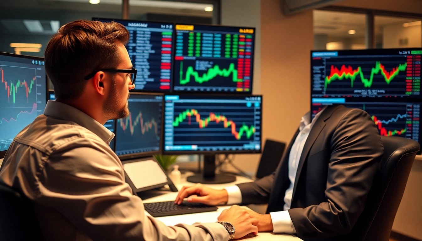 UK Stock Market News analysis showing charts and graphs with a confident financial expert at work