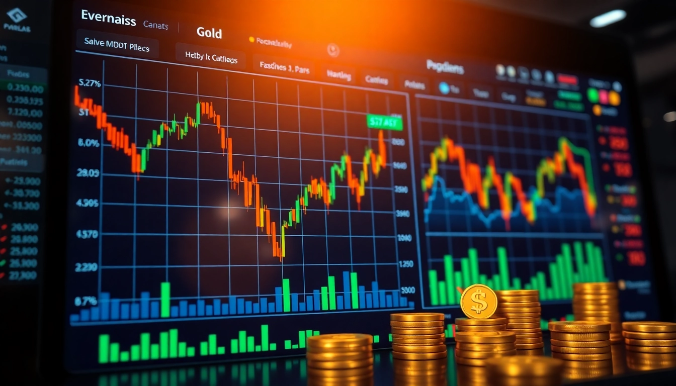 Comprehensive Stock Market Updates with stock charts, gold, and currency data for financial insights