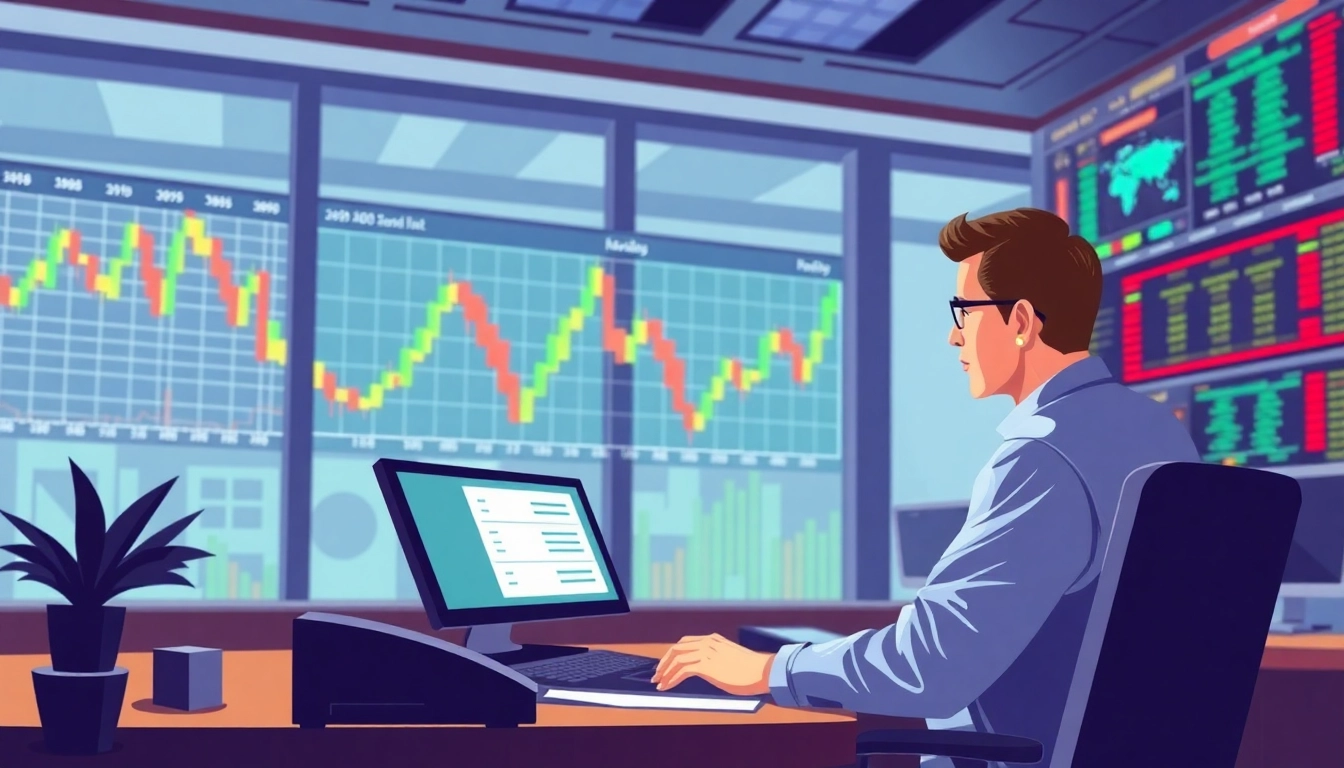 Latest stock market news analysis showing graphs and market trends for investors and traders