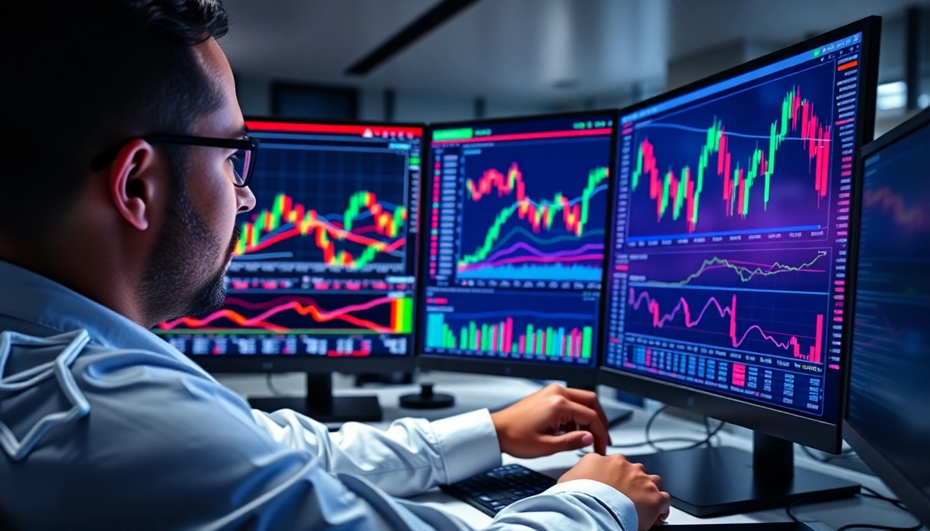 Trading view platform displaying detailed market charts and analysis tools for traders and investors